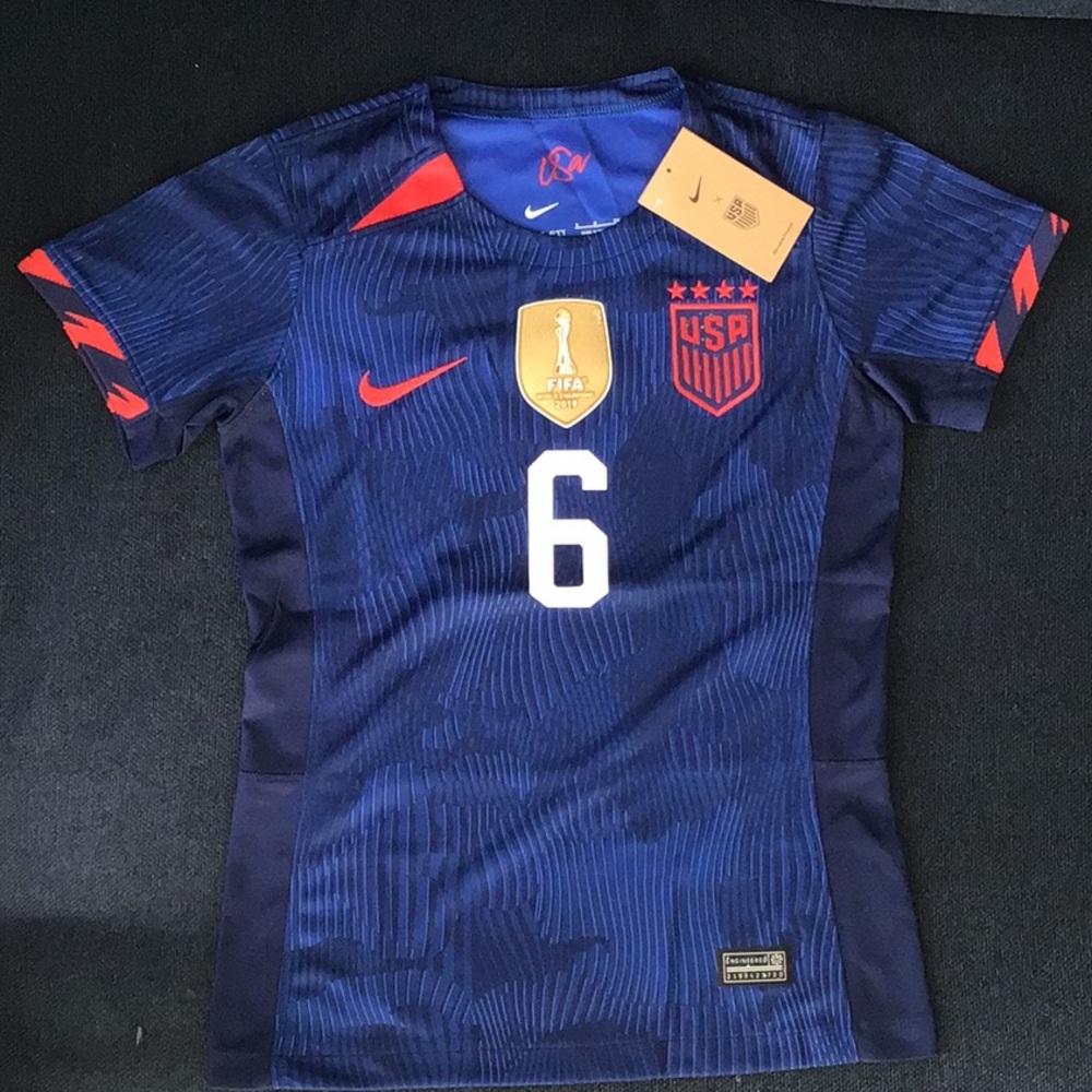 USWNT #6 Lynn Williams Nike Women's Dri-Fit Soccer Jersey
